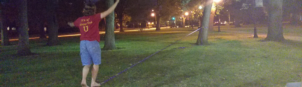 Me on a slackline