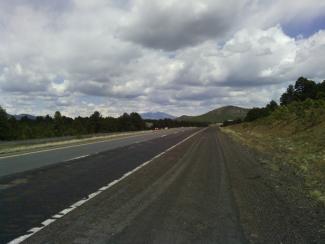 Is that a snow covered mountain ahead?