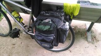 The ripped saddle bag
