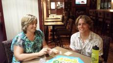 Playing games at the hotel