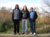 Me and my guests at the huron pier