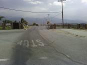 Guard shack at the tribal lands