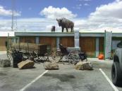 My bike at Vidal Junction