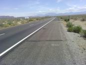 The shoulder was rough for a while, but it finally got smoother