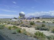 An interesting looking attraction along the freeway