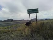 I saw the first sign for Albuquerque days ago when it was 350 miles. Now it's double digits.