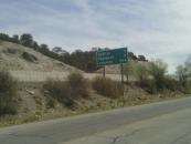 Now that I'm through Albuquerque the next big city is Amarillo. I should be there in three days.