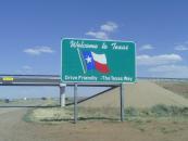 Entering Texas