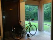 My cover from the storm at tonight's campground