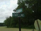 What the heck Indiana? No welcome sign?