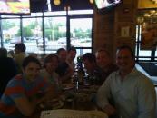 The group of us out for dinner