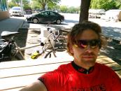 Chillin' at a water stop