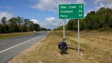 About an hour into the ride. I'm heading for Perry