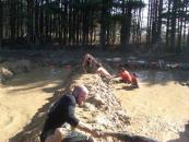 Alex and I got together at this mud climb